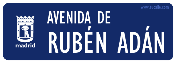cartel_de_avenida-de-RUBÉN ADÁN_en_madrid
